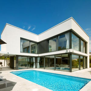 Villa préfabriquée moderne de luxe LGS System, 2 à 4 chambres, toit plat, maison en acier léger, résistante aux ouragans, garantie 5 ans - Product Image 1