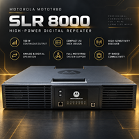 Ripetitore Motorola SLR8000 MOTOTRBO ad alta potenza UHF 400-470 MHz, ripetitore rack 2U, capacità massima per rete multisito e teaming