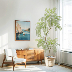 Nhân Tạo Lớn Jacaranda Mimosifolia Cây Cây Ô Cây Cho Trong Nhà Nhà Sàn Patio Hiên Trang Trí Nội Thất Cây Xanh Bonsai Cây - Product Image 2