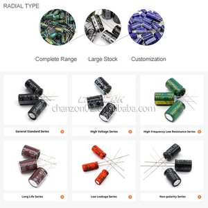 Đầy đủ phạm vi Radial nhôm điện phân tụ 6.3V 16V 25V 50V 200V 450V 10uF-6800UF 47uF 470uF 560UF 2200uF condensadors - Product Image 2