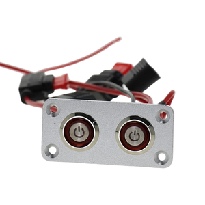 แผงโลหะฝ้ารุ่น YH-DY-23 พร้อมปุ่มโลหะ 1 ปุ่ม, 16A DC12V, อะลูมิเนียมออกไซด์, สวิตช์แบบปุ่มกด - Product Image 5