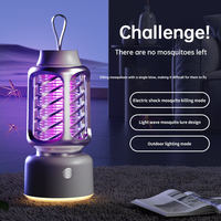 Attrape-mouches électrique rechargeable par USB et piège à moustique pour la nuit, la terrasse et le camping.