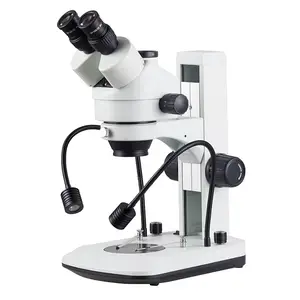 ذراع انزلاقي طويل مفرد كاميرا 21MPs 7-45x ثلاثية العينين حامل ستيريو رقمي mikroskop mikroskop