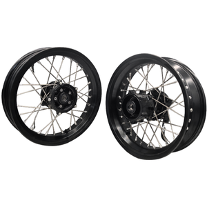 Jeu de roues à rayons en aluminium sans chambre à air 21/18/17 pour KTM SMC 690/pour Husqvarna 701/pour GasGas <span class=keywords><strong>700</strong></span> - Product Image 5