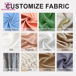 Produttore di abbigliamento Custom Make proprio marchio on-line fornitore all'ingrosso abbigliamento firmato indumento da donna vestiti da donna abito lungo - Product Image 3