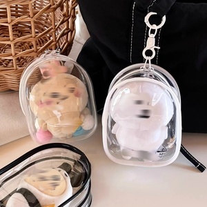 Bolsa Transparente de PVC para Joyas, Llavero Portátil, Estuche de Almacenamiento con Cremallera para Coleccionables, Colgante para Caja Sorpresa - Product Image 4