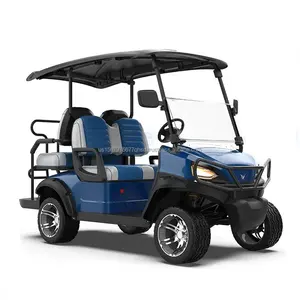 Mới 2 + 2/4 chỗ ngồi xe Golf điện/Buggy Hệ thống pin Lithium CE chứng nhận sân golf 90km lái xe số dặm được trang bị đuôi