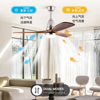 Ventilateur de plafond silencieux à 3 pales en bois massif couleur or champagne, 42/48/52 pouces, avec lumière, idéal pour bureau et restaurant – Meilleure vente en Europe