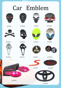 Nhà Máy mẫu miễn phí Wing Auto Car phụ kiện biểu tượng phù hiệu thể thao - Product Image 4