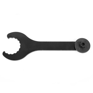 Yueli Bicycle Bottom Bracket Wrench Steel Black Integrated Center Spindle <b>Tool</b> For Bike Repair - Product Image 1