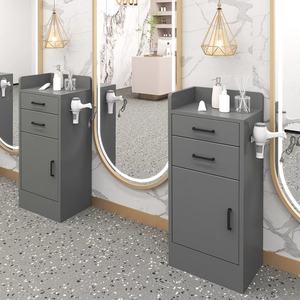 Carrito de Peluquería Móvil de Acero Inoxidable y Plástico de Alta Calidad, Plegable, de Lujo, para Spa, Hotel y Cuidado en el Hogar - Product Image 3