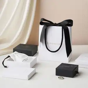 Thiết Kế Giá Rẻ Hồng Đỏ Trung Quốc Năm Mới Wedding Party Favor Nhẫn Nhỏ Bông Tai Vòng Cổ Vòng Đeo Tay Trang Sức Quà Tặng Bao Bì Hộp Giấy - Product Image 1