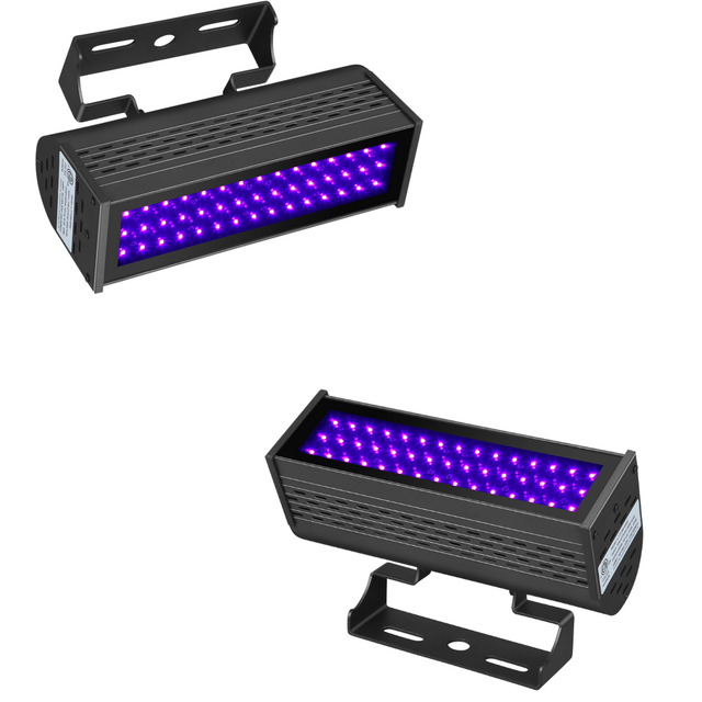 UV Blacklight IP20 and IP66  Patented Design 385-400nm ETL CETL Listed 100W UVA LED Glowing Effect Light