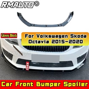 Spoiler de pare-chocs avant, protection de pare-chocs, lèvre avant, kit carrosserie pour Volkswagen Skoda Octavia 2015-2020, accessoires automobiles - Product Image 1