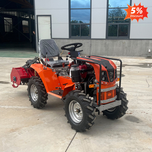 Mini-tracteur 4x4 à quatre roues motrices, moteur 18 CV, transmission par engrenages, tracteur agricole à faible consommation d'énergie - Product Image 1