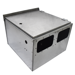 Boîtier électrique en acier inoxydable découpé au laser et soudé pour la distribution d'énergie, fabrication sur mesure OEM ODM par usine - Product Image 1