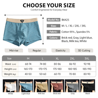 Caleçons Boxers Mi-Hauts en Nylon Tricoté pour Homme – Respirants, Confortables, Couleur Unie Simple – Sous-vêtements d'Été de Haute Qualité