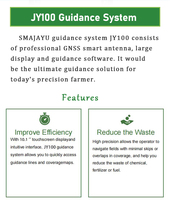 Système de Guidage de Tracteur GNSS : Assistant de Direction Automatique Haute Précision avec Tablette pour des Opérations Agricoles Précises