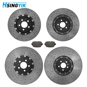 Rotor de disque de frein arrière en céramique de carbone Hsingyik pour <span class=keywords><strong>Audi</strong></span> <span class=keywords><strong>A6</strong></span> C8 A7 RS6 RS7 Q8 RS 4K0615601A 370X30MM - Product Image 6