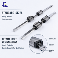 Nouvelle Guide Linéaire GS MGW12C en Acier pour Roulement, Composants de Moteur PLC et Boîte de Vitesses pour Machines-Outils CNC, Garantie 1 An, Guangdong