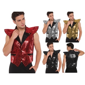 Débardeur de danse latine pour hommes, veste de danse professionnelle pour compétition, danse jazz, pour spectacles sur scène, costume de danse lyrique tendance - Product Image 1