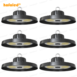 Trong kho 100W 150W 200W kho đèn công suất Dip Dimmable LED cửa hàng Đèn vòng 5000K ánh sáng ban ngày nhôm UFO LED Highbay ánh sáng - Product Image 1