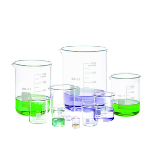 Bécher en verre borosilicaté gradué de 100 ml pour utilisation en laboratoire de chimie - Product Image 1