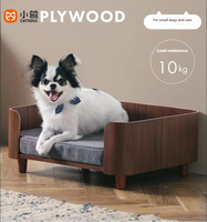 Canapés-lits et meubles en bois personnalisés de luxe et de qualité supérieure pour animaux de compagnie Nid de canapé pour lit pour chien et chat Teddy Golden Retriever