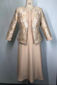 <span class=keywords><strong>Turchia</strong></span> ocasionale abito in broccato abito formale completo donna due pezzi gonne per la chiesa - Product Image 5