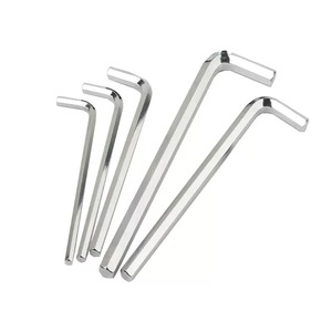 Jeu de clés hexagonales en forme de L, 2.5, 3.0, 4.0, 5.0, 6.0mm, en acier chromé, pour outils de bricolage - Product Image 3