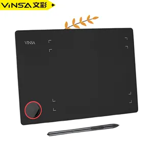 Vinsa T608 Precise 9.4 Inch Dial Controller Battery-Free Pen Animating Digital Drawing Tablet