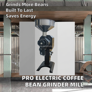 <span class=keywords><strong>Molino</strong></span> de Café Eléctrico Comercial y Doméstico de 30 kg con Muelas Planas de Titanio / Muelas de Dientes de Tiburón para Café Turco, Molinillo de Granos de Café de Aluminio - Product Image 6