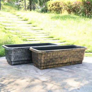 Jardinera Rectangular Extra Grande de Plástico Transpirable y Duradero para Patio Familiar, Balcón, Maceta, Caja de Plantación, Fábrica - Product Image 2