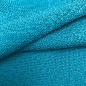 Bird Eye Mesh Fabric for Sportswear No8816 Breathable Double Layer 100% Polyester Printed Chiffon Fabric Lightweight Weft 145gsm