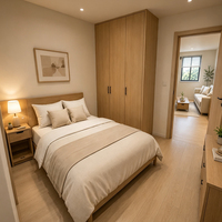 Module de vie modulaire en forme de capsule de l'usine de Foshan, hôtel pod modulaire en bord de mer, chambre modulaire entièrement meublée pour séjour touristique