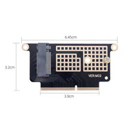 Le SSD VMe M.2 vers A1708 convient aux cartes d'adaptateur de lecteur SSD Pro2016-2017 MacBook