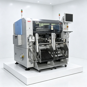 เครื่องประกอบชิ้นส่วนความเร็วสูง Yamaha YS100 Mounter 25000 CPH 0.03 มม. แบบ Pick and Place สำหรับการผลิตแบบ High-Mix - Product Image 1