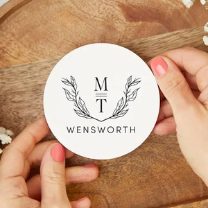 Custom Wedding Round Foam Coasters Wedding Favors White Blank DIY Sublimation Coasters