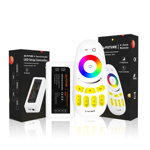 Controlador de Grupo LED de 4 Zonas para Tiras de Luz LED RGBW, Interruptor Manual, Control Remoto RF de 2.4GHz, Controlador RGB de 244W - Product Image 3