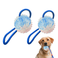 Jouets interactifs pour chiens en corde, pour mâcheurs de toutes tailles, balle en corde pour chien, balle à mâcher pour chien, vente chaude