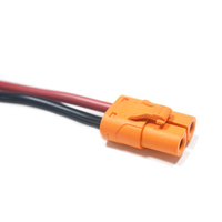 Assemblage de câble personnalisé LCB30/40/50/60 connecteur de batterie au lithium mâle femelle Silicone 12AWG assemblage de fil de câble de charge