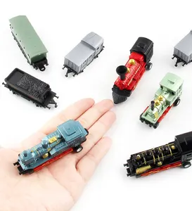 4 सेट वापस खींच मिनी सिमुलेशन भाप मर डाली ट्रेन खिलौना बच्चों के लिए HN948716