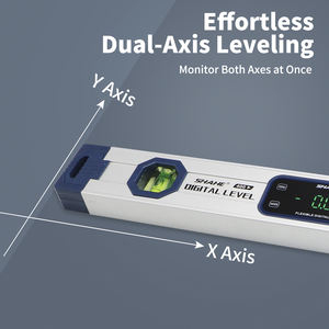 SHAHE dijital seviye dikey ve yatay ruhu kabarcık iletki açı bulucu, elektronik kabarcık İnklinometre su terazisi - Product Image 4