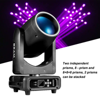 Igreslite Cabeza Móvil Beam 14R de 295W, Luz de Escenario, Mini Beam 295 con Anillo LED, Luz Sharpy de Cabeza Móvil para Discoteca, Club y DJ