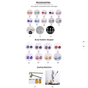 Mini Frascos de Vidrio de 3ml, 5ml, 7ml, 10ml, 15ml, 30ml, Frascos de Vidrio Tubulares Redondos, Transparentes, Ámbar, Estériles, Personalizados, de Alta Calidad, al por Mayor, Vacíos - Product Image 4