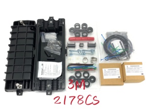 Boîtier de raccordement de fibres optiques 288 cœurs TYPE 2178CD/2178CS, boîte de distribution noire, garantie 3 ans, équipement fibre optique WiFi 4G - Product Image 6