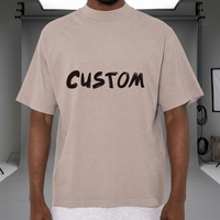 T-shirt surdimensionné en coton épais 100 % de haute qualité pour homme, sérigraphie personnalisée, motifs graphiques unis, idéal au quotidien – Grande Vente