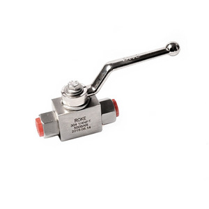 Robinet à bille ROKE en acier inoxydable 304 1/4NPT 500BAR Haute pression Usage industriel - Product Image 1