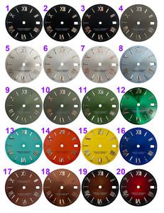 Support Logo personnalisé Production de masse Montre verte pour homme Cadran Chiffres romains NH35 Mouvement automatique Montre Cadran minéral - Product Image 6