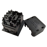 Petite prise de panneau IEC C19 à encliquetage, 16A 250V AC, prise femelle pour PDU, serveur, armoire UPS, prise d'alimentation